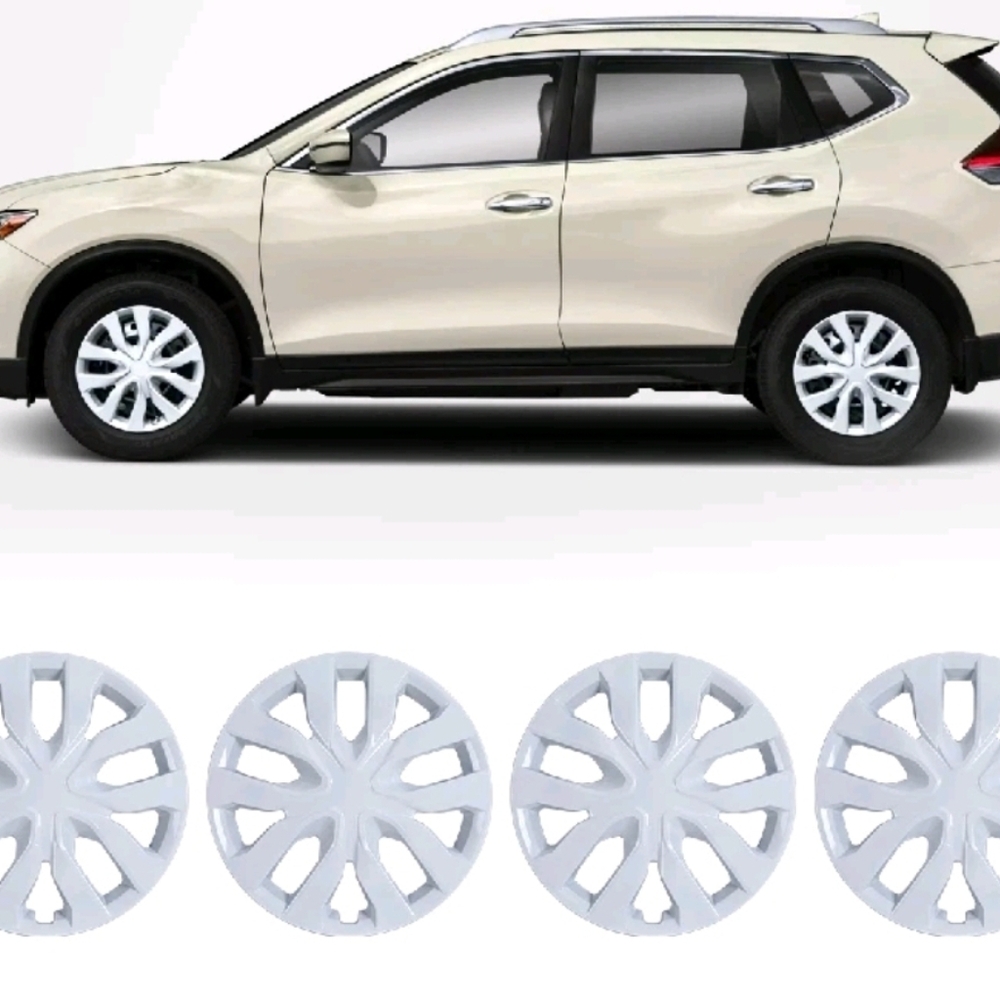 4Pcs/Set 17'' Wheel Rim Cover Hubcaps for 2014-2020 NISSAN ROGUE Snap-On New USA